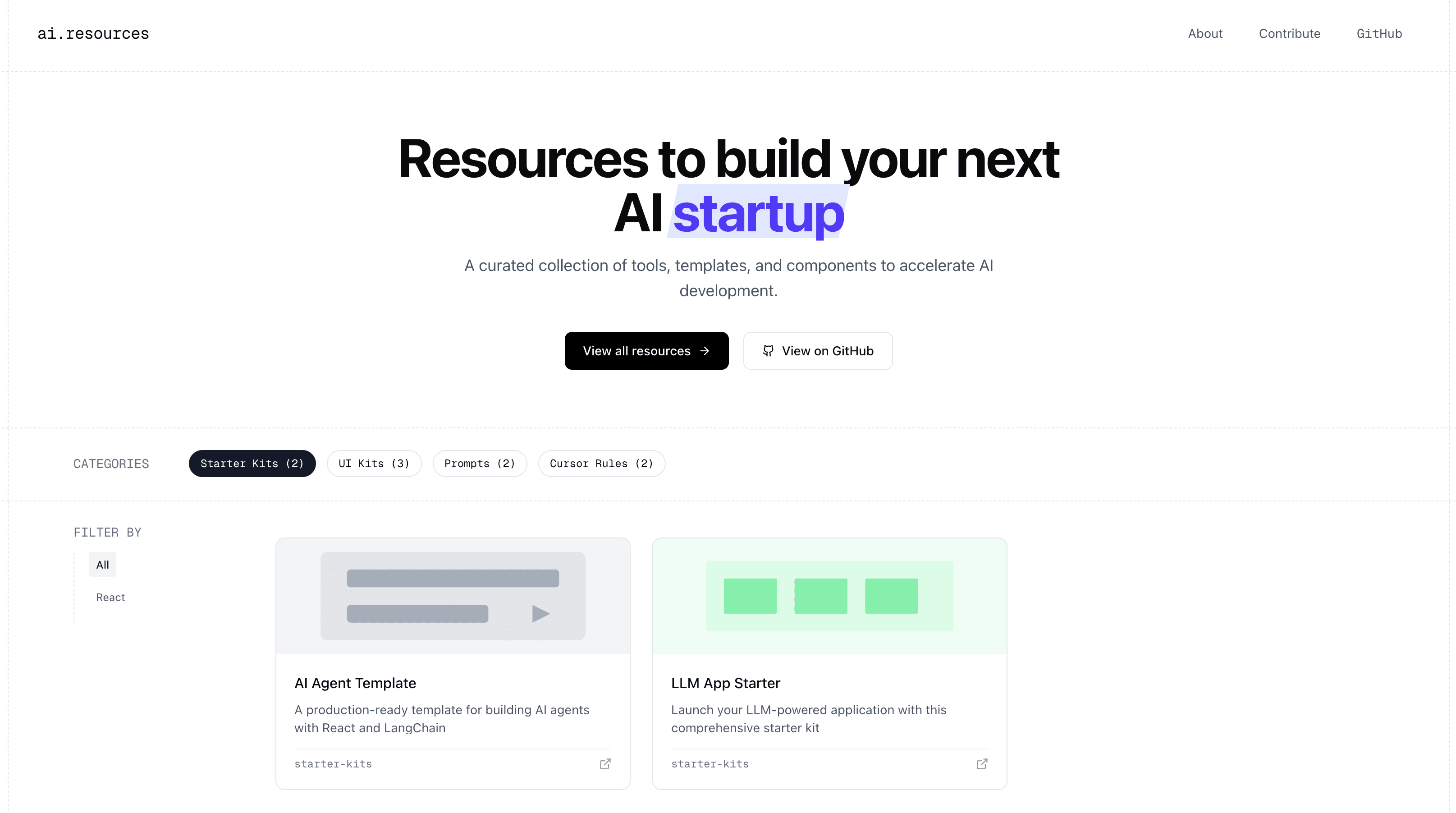 ai.resources Preview